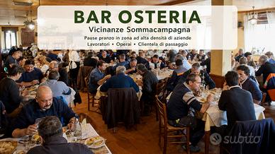 GFP - BAR OSTERIA CON PRANZI DI LAVORO