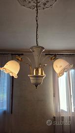 lampadario e abat jour coordinati