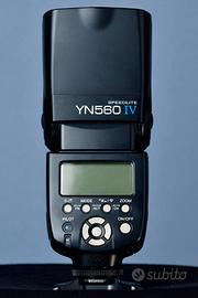 Flash Yongnuo YN560 IV + Coppia Trigger RF603N II