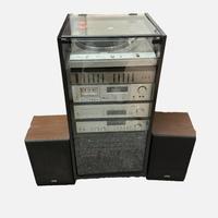 Impianto Stereo AKAI COMPLETO giradischi,casse JVC