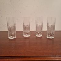 e bicchieri in cristallo