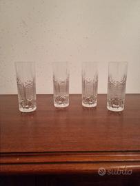 e bicchieri in cristallo