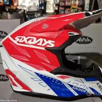 Casco cross airoh wraap six days 2022 france gloss