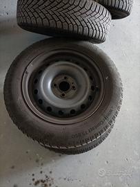 4 Gomme invernali + cerchi in ferro