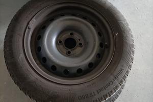 4 Gomme invernali + cerchi in ferro