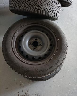 4 Gomme invernali + cerchi in ferro