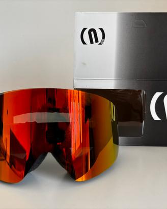 Maschera sci neon delta-nuova con scatola