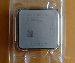 Cpu Amd A4-3400 2.7GHz con grafica Radeon Hd 6410D