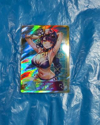 Raiden Shogun - UR v2 TGC Card Goddess Genshin