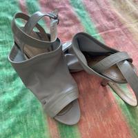 Scarpe con tacco vera pelle made in Italy