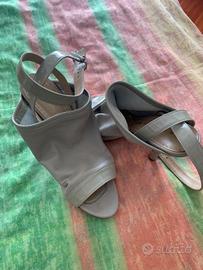 Scarpe con tacco vera pelle made in Italy