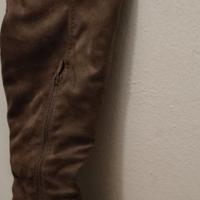 STIVALI BEIGE ALTI AL GINOCCHIO