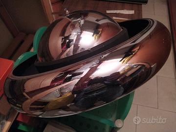 Lampadario vintage cromato