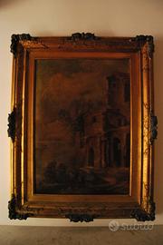 Quadro Olio su Tela – Capriccio Architettonico
