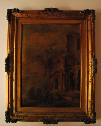 Quadro Olio su Tela – Capriccio Architettonico