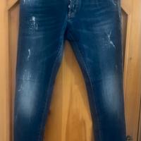 Dsquared jeans uomo blu tg 52