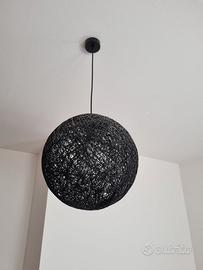 Lampadario nero 45 cm
