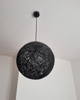 Lampadario nero 45 cm