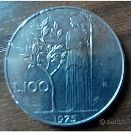 Moneta 100 lire 1975
