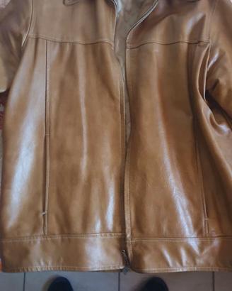 giubbotto pelle+ montone