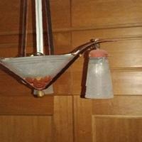 lampadario vintage Aart Decò