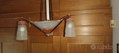 lampadario vintage Aart Decò