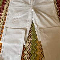 Jeans bianco, Fiorella Rubino skinny taglia 48