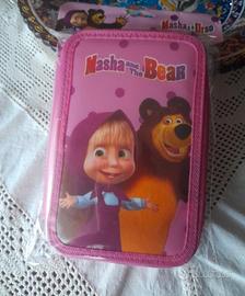 Astuccio triplo MASHA E ORSO NUOVO