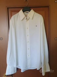 Camicia Tommy Hilfiger Denim - Bianca - Slim Fit -