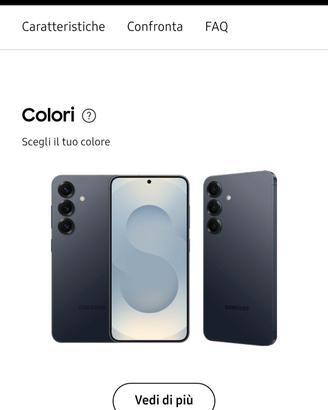 Samsung s25 256gb blueBlack Nuovo sigillato