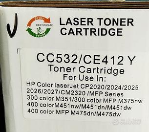 TONER nuovo HP CE412y cc532 Color GIALLO