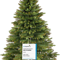Albero di Natale 180 cm sintetico realistico