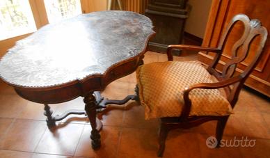 Scrittoio antico ‘600-‘700 in patina