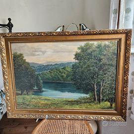 splendido quadro olio su tela 100 x 80