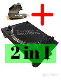 TECHNICS SL-1210 MK7 Giradischi DJ + Ortofon OM 10