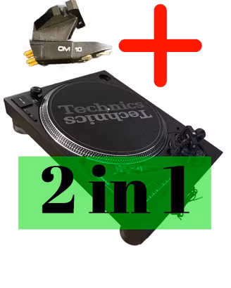 TECHNICS SL-1210 MK7 Giradischi DJ + Ortofon OM 10