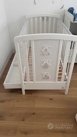 Lettino italbaby 60x120+ materasso giordani