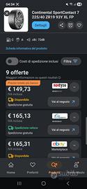Pneumatico continental sportcontact 7