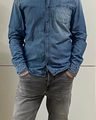 Camicia Sisley in jeans misura s