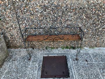 Portavaso in ferro battuto