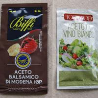 Aceto di vino bianco in bustine