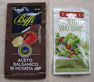 Aceto di vino bianco in bustine