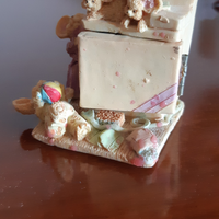 Soprammobile in ceramica con topini