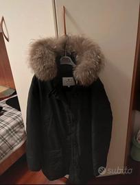 woolrich parka nero