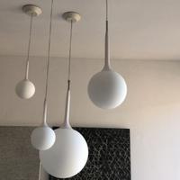 set di lampade a sospensione castore di artemide