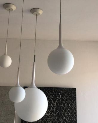 set di lampade a sospensione castore di artemide