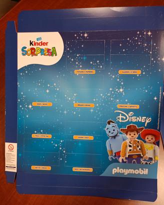 Espositore sorprese Kinder playmobil Disney 