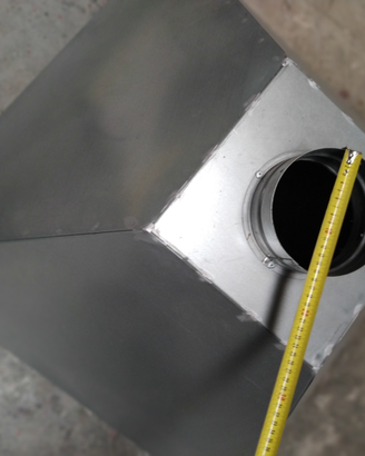 Cappa in acciaio inox