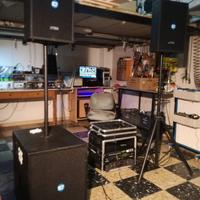 Impianto audio artigianale RCF Evox 1500W