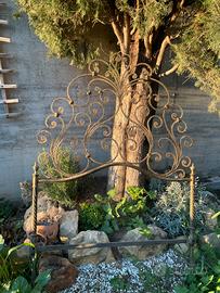 N2 Testiera e pediera in ferro battuto anno 1970